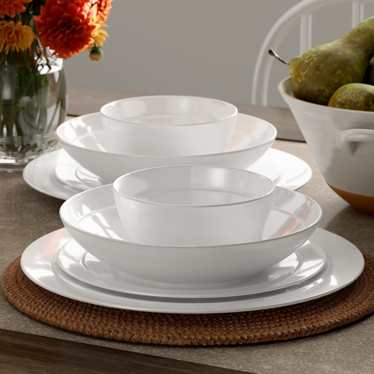 Three Posts™ Wimbled 16 Piece Bone China Dinnerware Set, Service for 4 & Reviews Wayfair